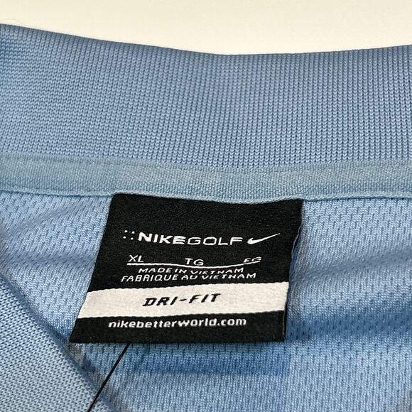 Nike Golf Dri-Fit Men’s XL Polo Shirt Blue NWT Kellogg’s Rice Krispies Treats - Picture 6 of 14